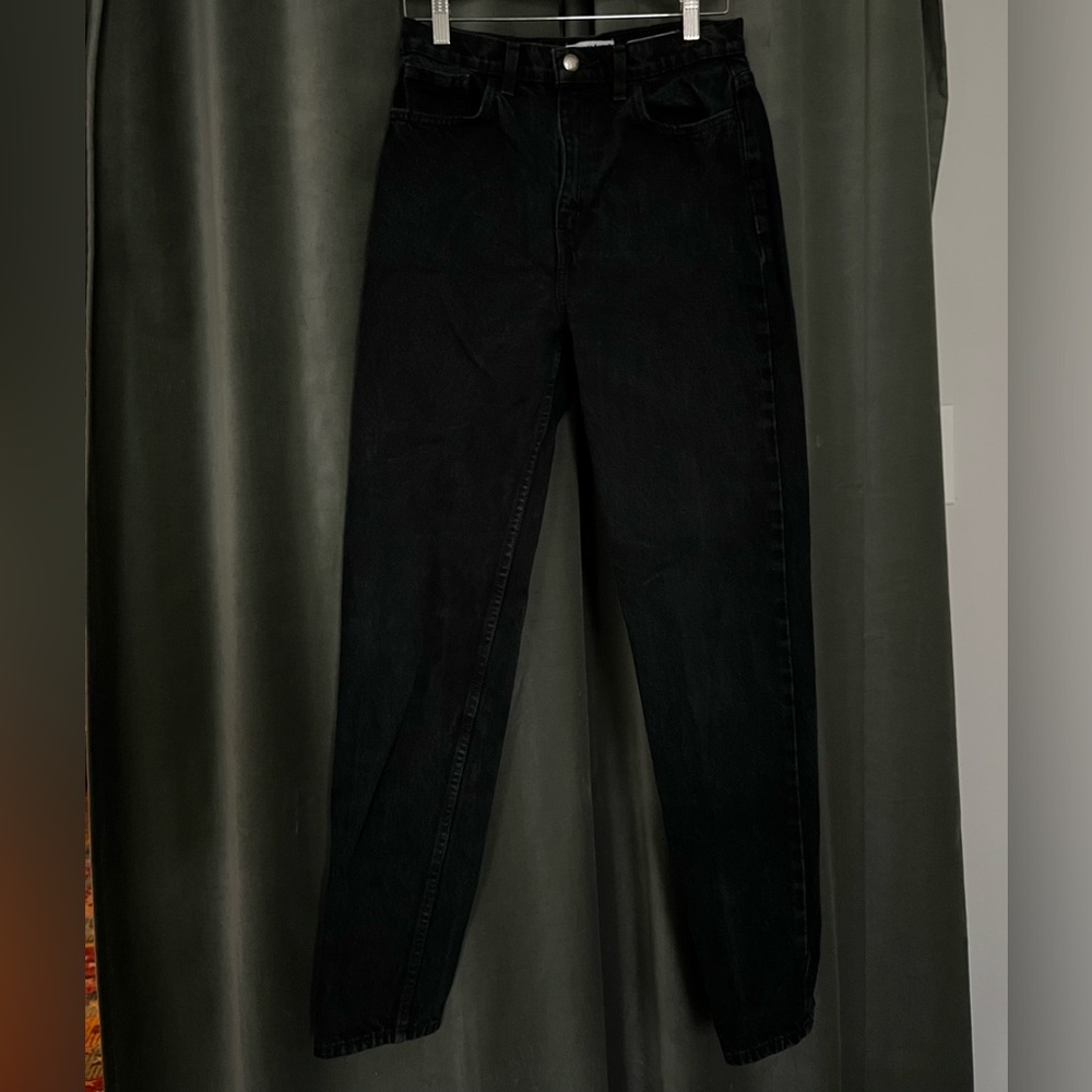 American Apparel The High Waisted Jean size 29 black